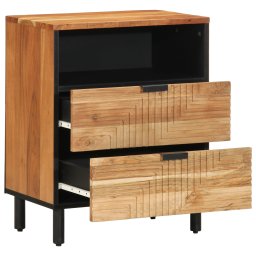 Gossi noptiera 50x33x62 cm lemn masiv de acacia