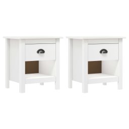Gossi noptiere hill, 2 buc., 46x35x49,5 cm, lemn masiv de pin