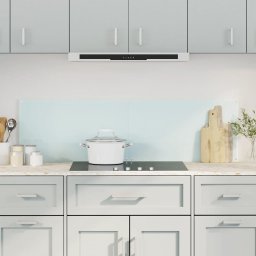 Gossi panou antistropi bucatarie 2 buc. alb 70x60cm sticla securizata
