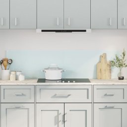 Gossi panou antistropi bucatarie 2 buc. alb 80x40cm sticla securizata
