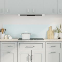 Gossi panou antistropi bucatarie 2 buc. alb 80x60cm sticla securizata