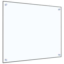 Gossi panou antistropi bucatarie transparent 70x60 cm sticla securiz.