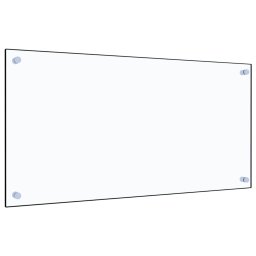 Gossi panou antistropi bucatarie transparent 80x40 cm sticla securiz.
