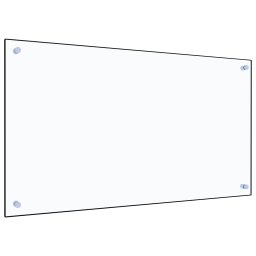 Gossi panou antistropi bucatarie transparent 90x50 cm sticla securiz.