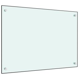Gossi panou antistropi de bucatarie, alb, 70x50 cm, sticla securizata