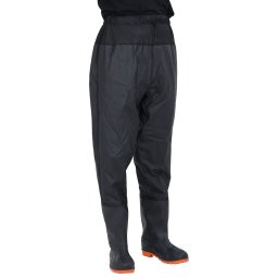 Gossi pantaloni cu talie inalta cu cizme, negru, marimea 45