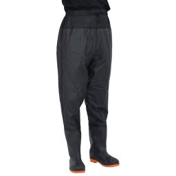 Gossi pantaloni cu talie inalta cu cizme, negru, marimea 46