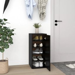 Gossi pantofar, negru, 32x35x70 cm, pal