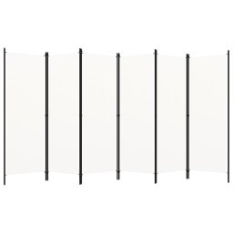 Gossi paravan camera cu 6 panouri, alb, 300 x 180 cm
