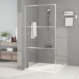 Gossi paravan dus walk-in argintiu 100x195 cm sticla esg transparenta