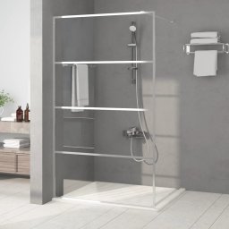 Gossi paravan dus walk-in argintiu 115x195 cm sticla esg transparenta