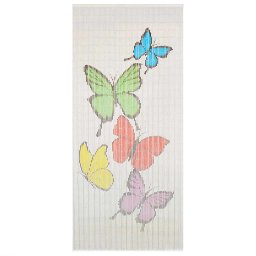 Gossi perdea de usa pentru insecte, 90 x 200 cm, bambus