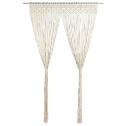 Gossi perdea macrame, 140 x 240 cm, bumbac