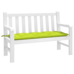 Gossi perna banca de gradina verde aprins, 120x50x7 cm, textil oxford