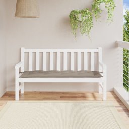 Gossi perna banca de gradina, gri taupe, 150x50x7 cm, material oxford