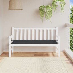 Gossi perna banca de gradina, negru, 150x50x7 cm, material oxford