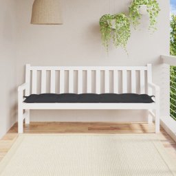Gossi perna banca de gradina, negru, 180x50x7 cm, material oxford