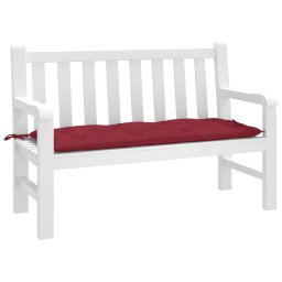 Gossi perna banca de gradina, rosu vin, 120x50x7 cm, textil oxford