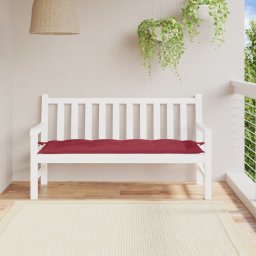 Gossi perna banca de gradina, rosu vin, 150x50x7 cm, material oxford