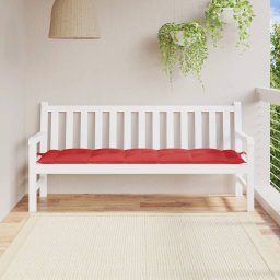 Gossi perna banca de gradina, rosu, 180x50x7 cm, material oxford