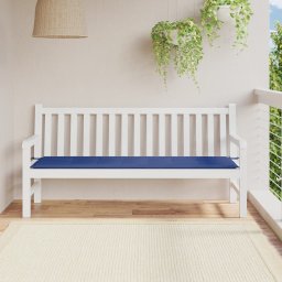 Gossi perna de banca de gradina, albastru, 180x50x3 cm, textil oxford