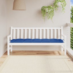 Gossi perna de banca de gradina, albastru, 180x50x7 cm, textil oxford