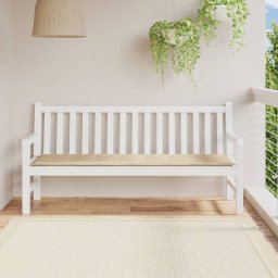 Gossi perna de banca de gradina, bej, 180x50x3 cm, textil oxford