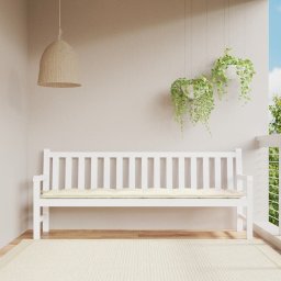 Gossi perna de banca de gradina, crem, 200x50x7 cm, textil oxford
