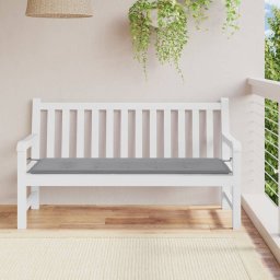 Gossi perna de banca de gradina, gri, 150x50x3 cm, textil oxford