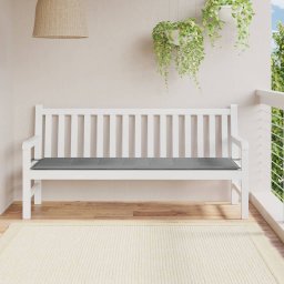 Gossi perna de banca de gradina, gri, 180x50x3 cm, textil oxford