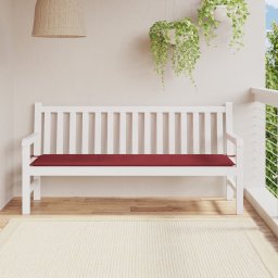Gossi perna de banca de gradina, rosu, 180x50x3 cm, textil oxford