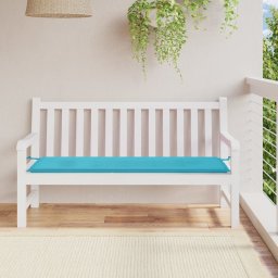 Gossi perna de banca de gradina, turcoaz, 150x50x3 cm, textil oxford