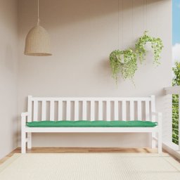 Gossi perna de banca de gradina, verde, 200x50x7 cm, textil oxford