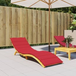 Gossi perna de sezlong, rosu, 200x70x3 cm, textil oxford
