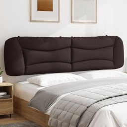 Gossi perna pentru tablie de pat maro inchis, 200 cm, material textil