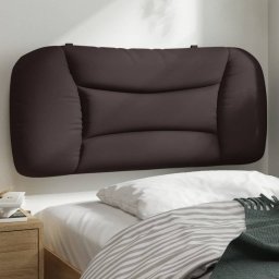Gossi perna pentru tablie de pat maro inchis, 80 cm, material textil