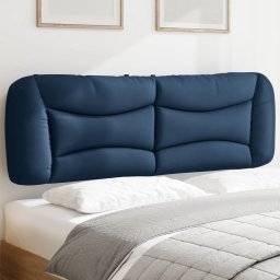 Gossi perna pentru tablie de pat, albastru, 160 cm, material textil