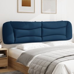 Gossi perna pentru tablie de pat, albastru, 200 cm, material textil