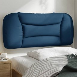 Gossi perna pentru tablie de pat, albastru, 90 cm, material textil