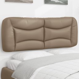 Gossi perna pentru tablie de pat, cappuccino 140 cm piele artificiala