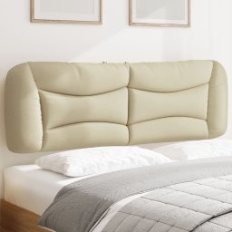 Gossi perna pentru tablie de pat, crem, 160 cm, material textil
