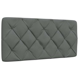 Gossi perna pentru tablie de pat, gri inchis, 100 cm, material textil