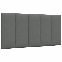 Gossi perna pentru tablie de pat, gri inchis, 100 cm, material textil