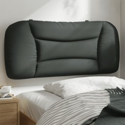 Gossi perna pentru tablie de pat, gri inchis, 80 cm, material textil