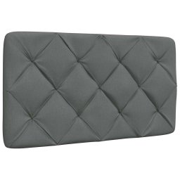 Gossi perna pentru tablie de pat, gri inchis, 90 cm, material textil