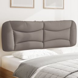 Gossi perna pentru tablie de pat, gri taupe, 160 cm, material textil