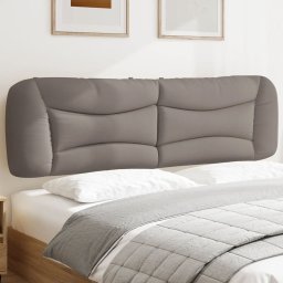 Gossi perna pentru tablie de pat, gri taupe, 180 cm, material textil