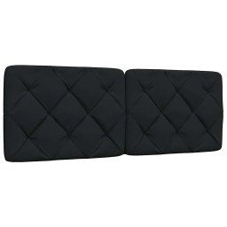 Gossi perna pentru tablie de pat, negru, 120 cm, material textil