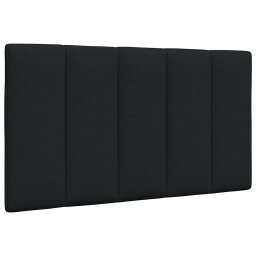 Gossi perna pentru tablie de pat, negru, 90 cm, material textil