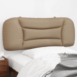 Gossi perna pentru tablie pat, cappuccino, 100 cm, piele artificiala